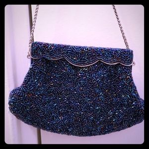 Nina beaded clutch NWOT